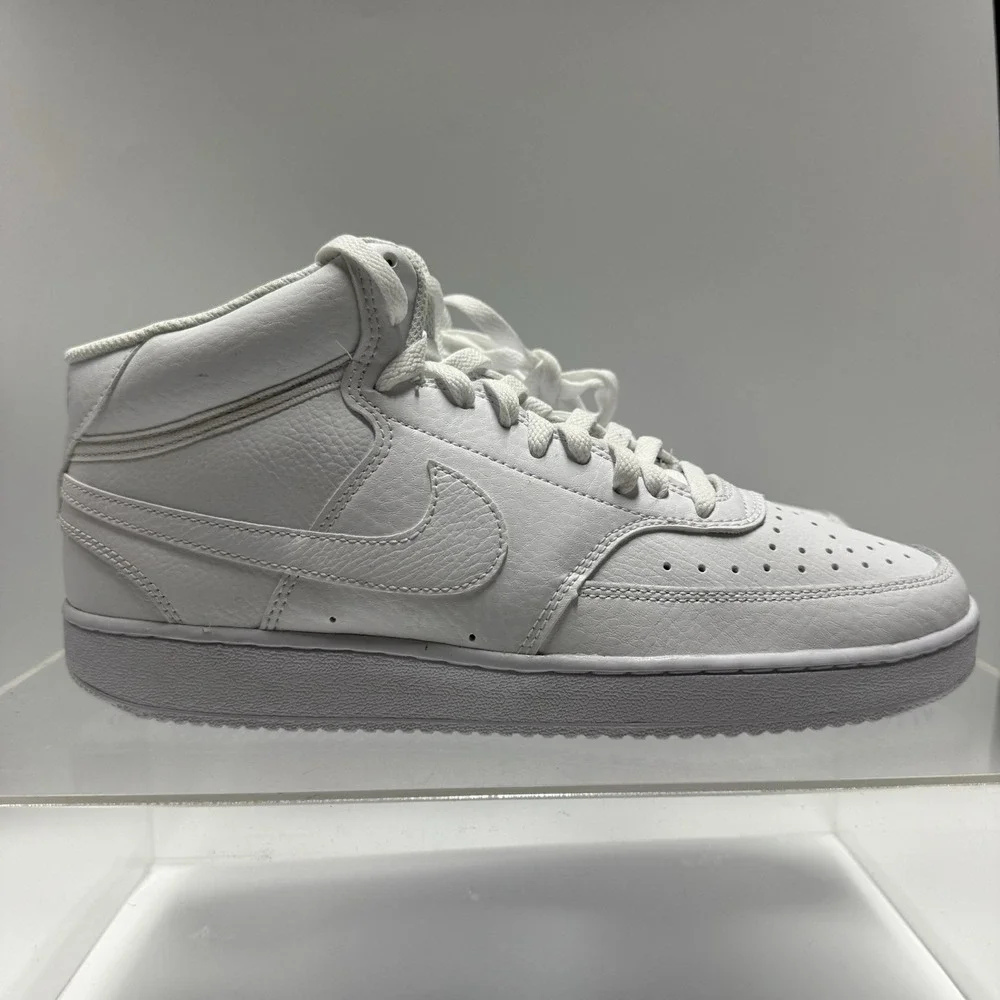 Brand New Nike Court Vision Mid White Shoes Sneakers CD5436-100 Women's Size 10